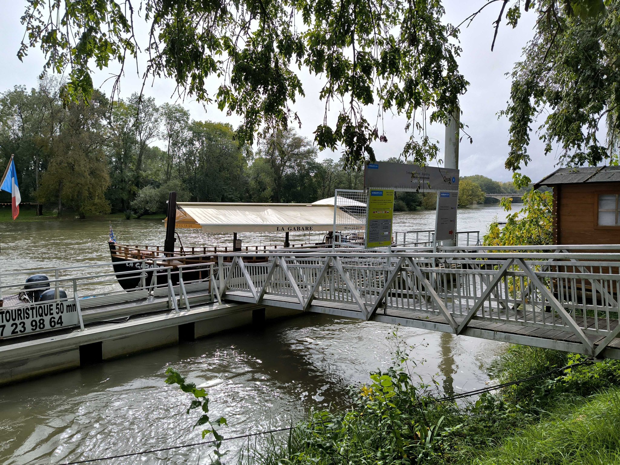 Embarcadère sur le Cher
